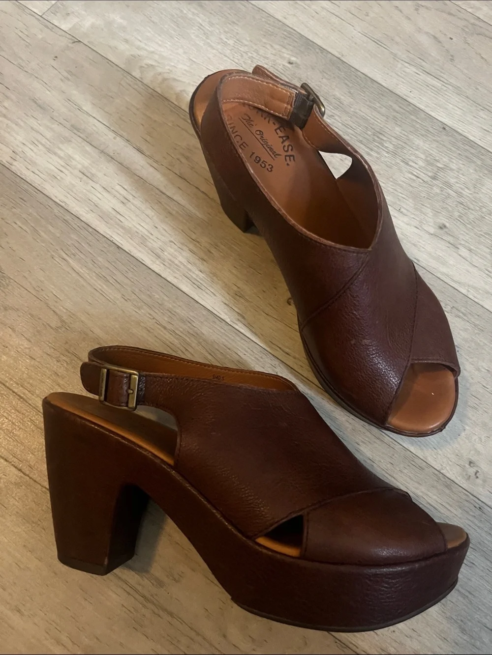 Kork-Ease leather cognac